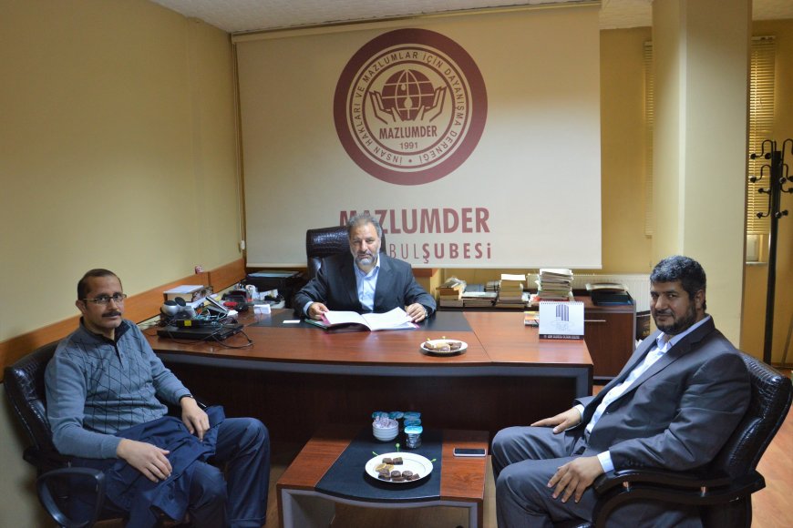 TOLLABI Derneği’nden MAZLUMDER İstanbul Şubesi’ne Ziyaret