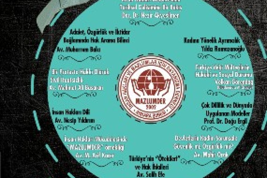 MAZLUMDER Ankara Şubesi'nde  İnsan Hakları Okulu Başlıyor!