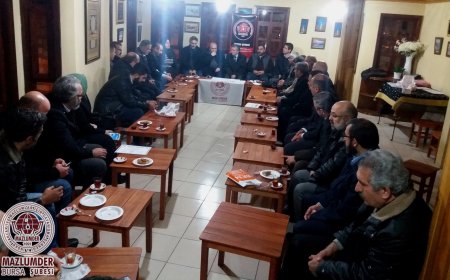 MAZLUMDER BURSA ŞUBESİ OLAĞANÜSTÜ GENEL KURULU GERÇEKLEŞTİRİLDİ