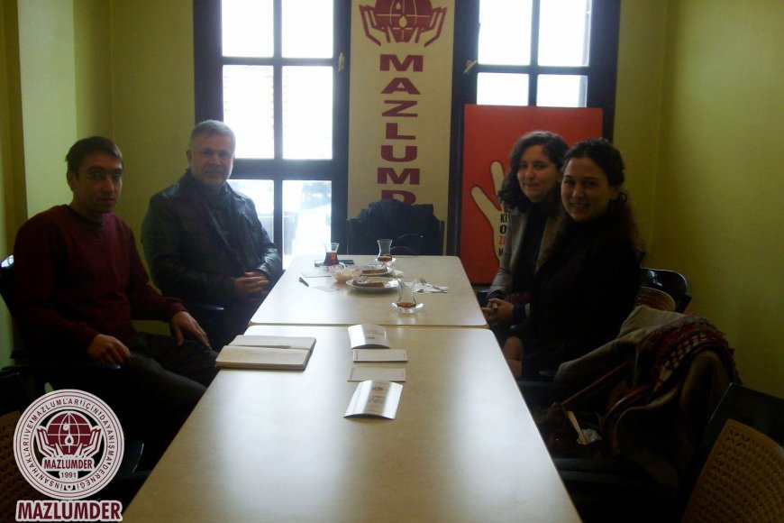 MÜLTECİ HAKLARI MERKEZİNDEN MAZLUMDER BURSA ŞUBEYE ZİYARET