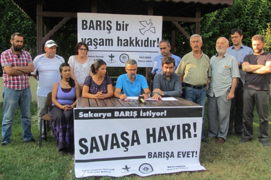 Ortak Çağrı: Sakarya Barış İstiyor