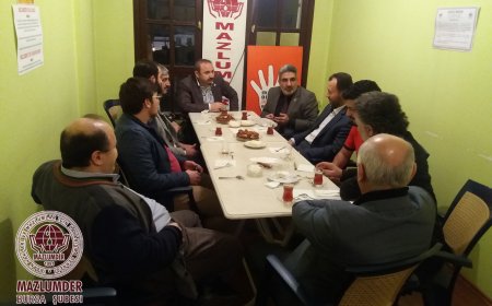 SAADET PARTİSİ BURSA İL TEŞKİLATI MAZLUMDERİ ZİYARET ETTİ