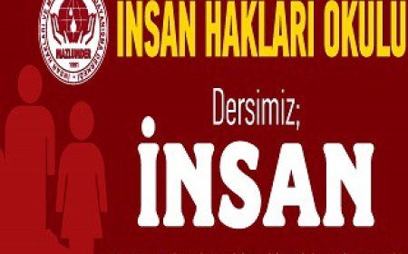 "İNSAN HAKLARI OKULU"NA BAŞVURULAR BAŞLADI