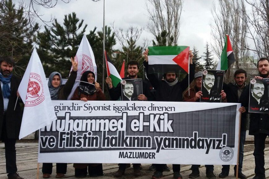 SİYONİST İŞGALCİLERİN ZULMÜNE KARŞI 80 GÜNDÜR DİRENEN MUHAMMED EL-KİK VE  FİLİSTİN HALKININ YANINDAYIZ