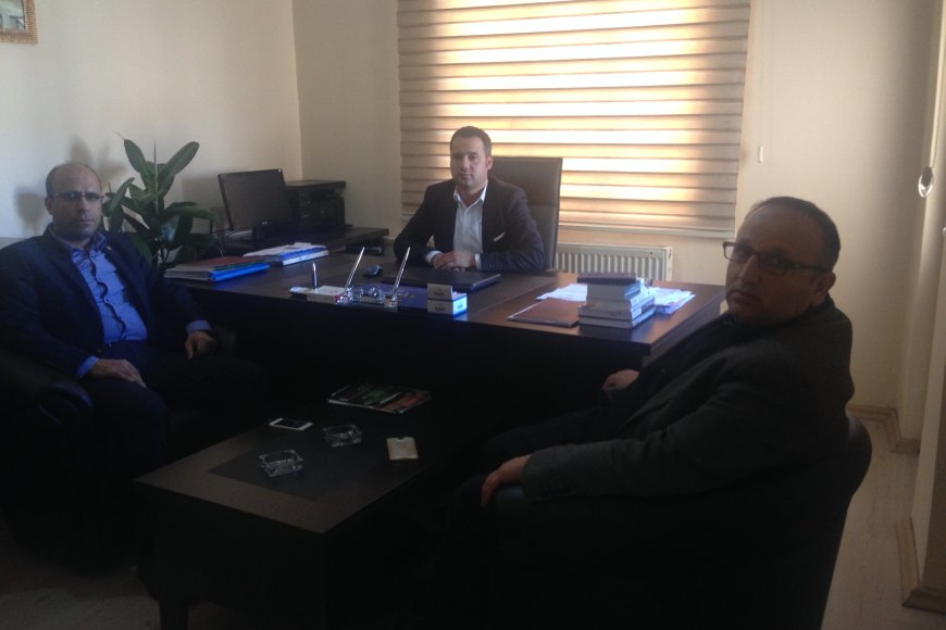 EĞİTİM BİR-SEN MARDİN ŞUBE BAŞKANI  MAZLUMDER ŞUBESİNİ ZİYARET ETTİ