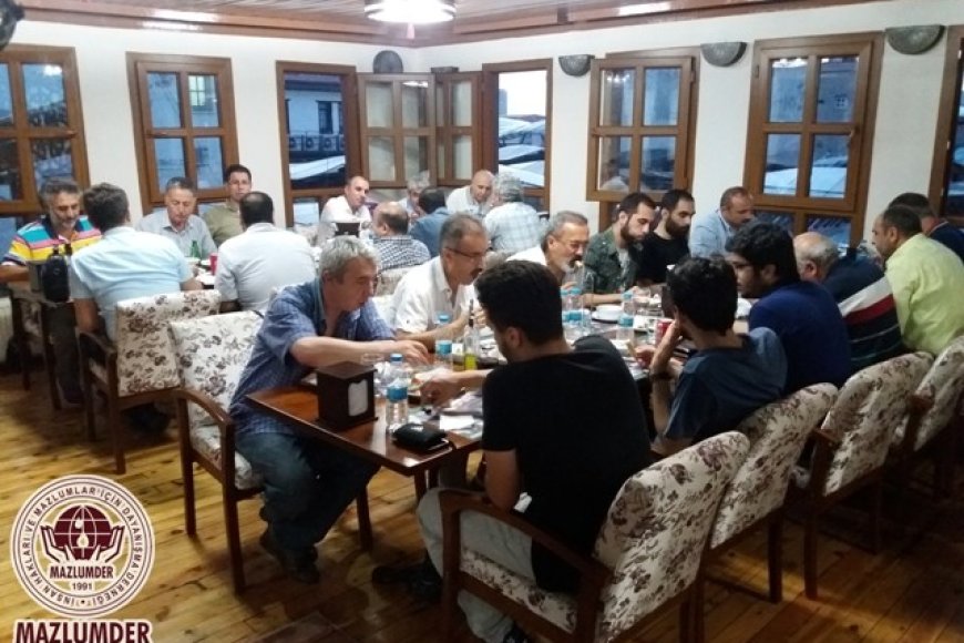 MAZLUMDER BURSA ŞUBESİ İFTARDA BULUŞTU