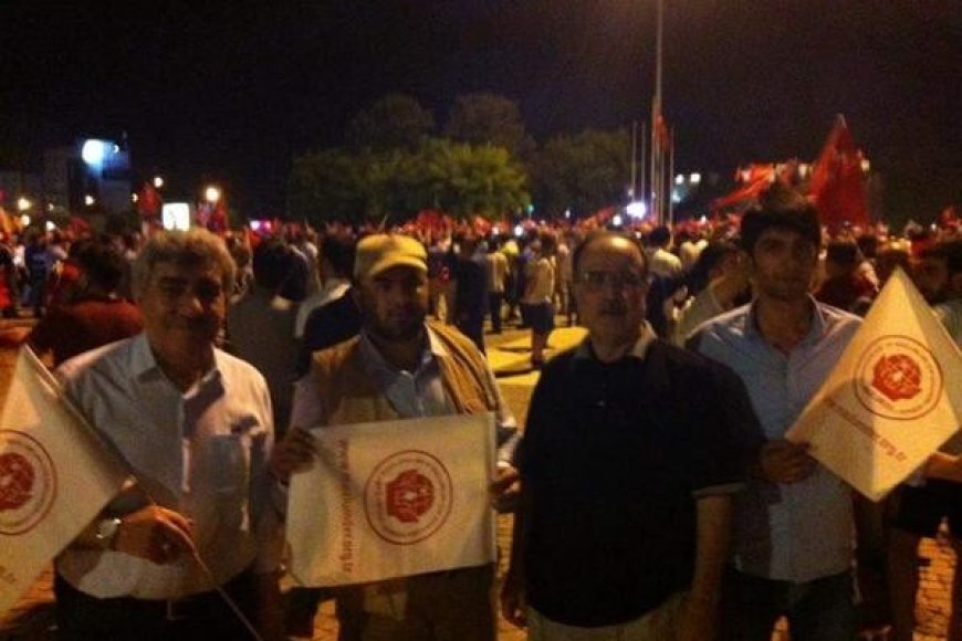 SIVIL DİRENİŞ İÇİN MAZLUMDER GAZIANTEP OLARAK DEMOKRASI MEYDANINDAYIZ