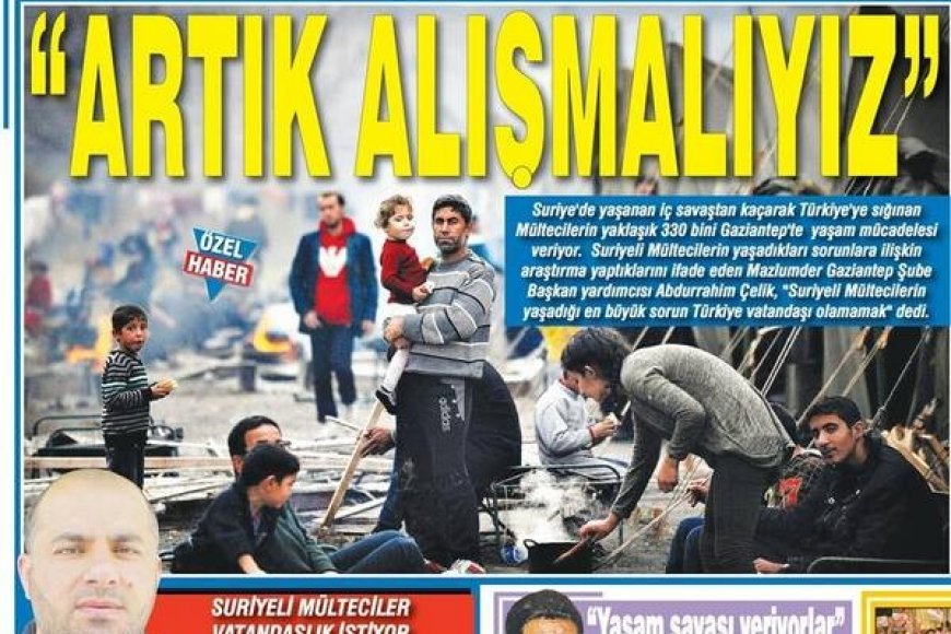 SURİYELİ MÜLTECİLER VATANDAŞLIK İSTİYOR