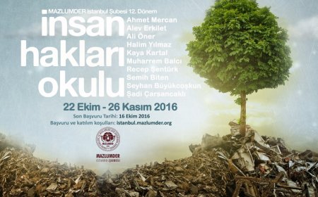 MAZLUMDER 12. İnsan Hakları Okulu Başlıyor