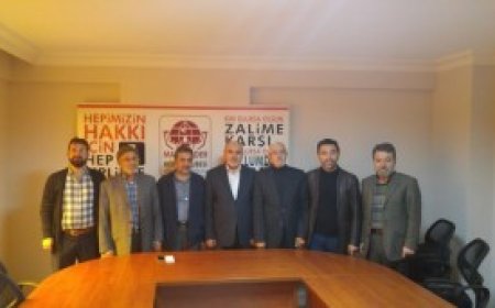 Konya Sivil Toplum Kuruluşları Platformu Dernek Heyeti Mazlumder Konya Şubemizi ziyaret etti