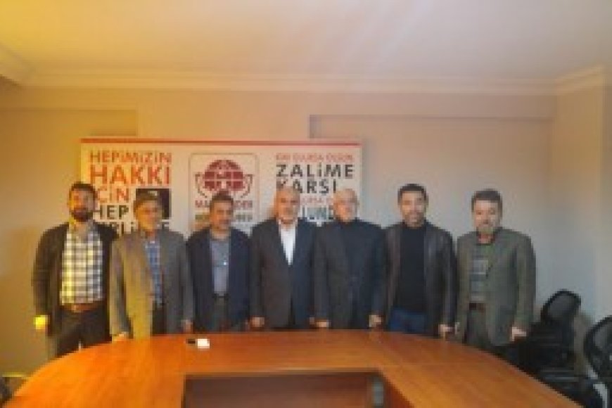 Konya Sivil Toplum Kuruluşları Platformu Dernek Heyeti Mazlumder Konya Şubemizi ziyaret etti