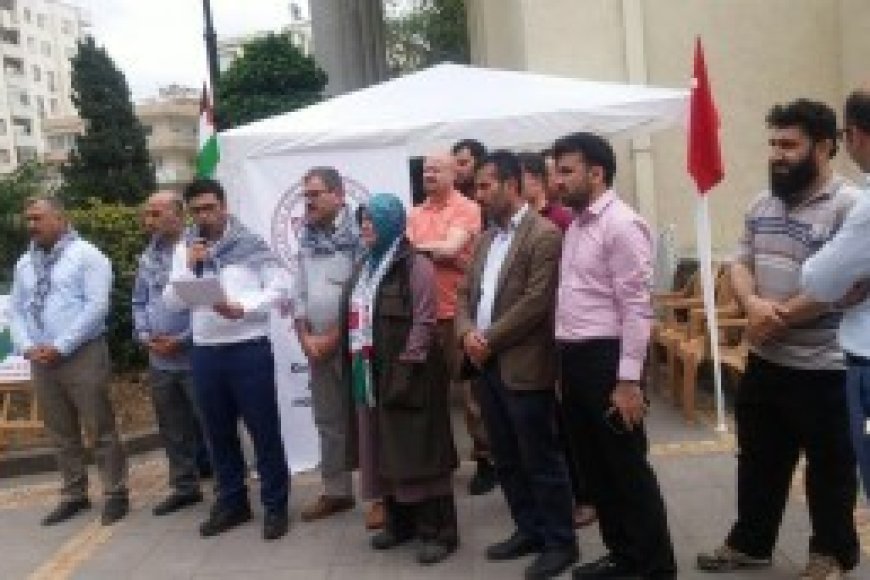 AÇLIK GREVİNDEKİ FİLİSTİNLİ MAHKUMLARI DESTEKLİYORUZ