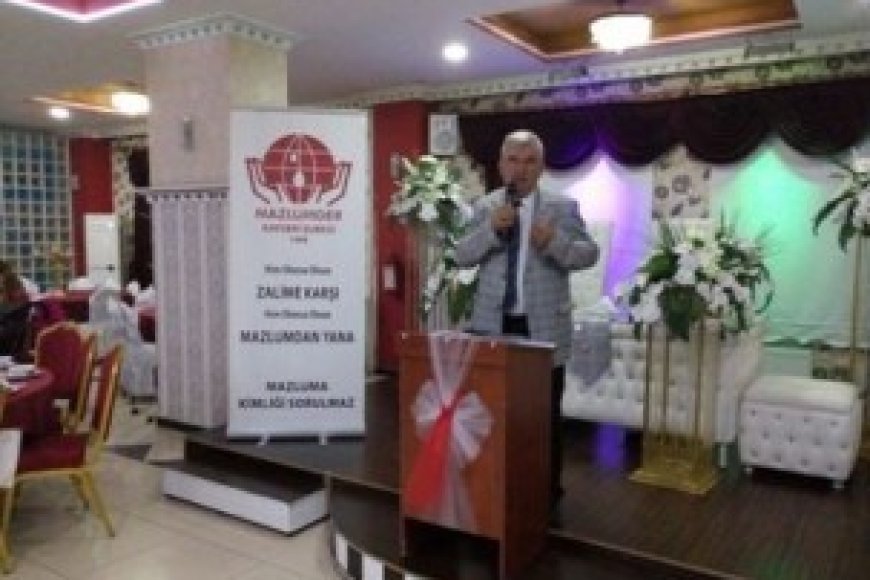 MAZLUMDER İFTARINDA ASRI SAADET KONUŞULDU