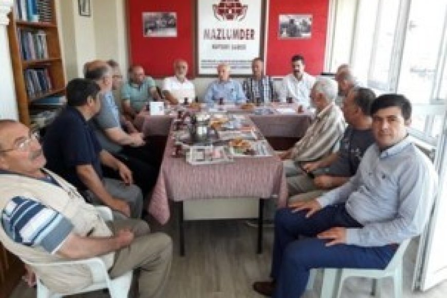 YAŞAR KARAYEL’DEN MAZLUMDER’E ZİYARET
