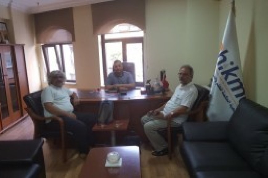 MAZLUMDER' den Hikmet Derneğine  Taziye Ziyareti