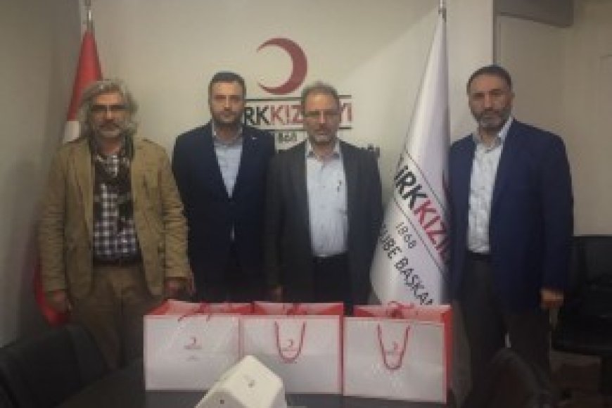 MAZLUMDER' den  TÜRK KIZILAYI' NA Ziyaret