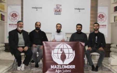 Mazlumder Ağrı Şubesi: 28 şubat mahpusları serbest bırakılsın!