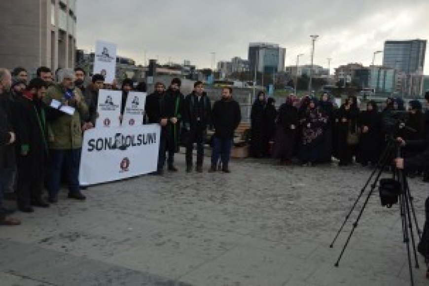 28.Şubat Brifingli Yargı Kararları İptal Edilsin başlıklı basın açıklaması 3. gerçekleştirildi.