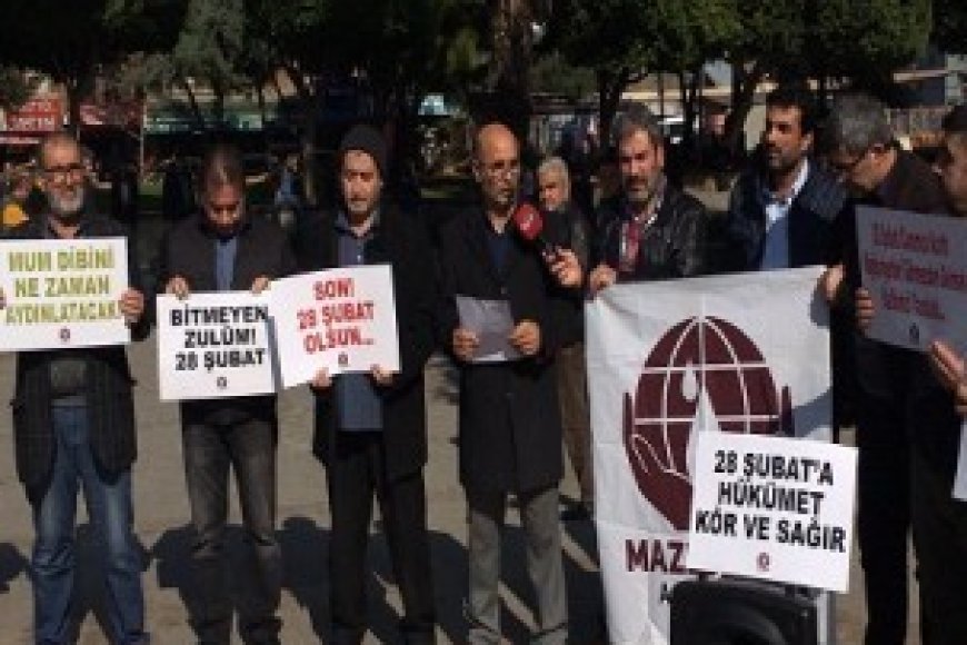 28 ŞUBAT MAHPUSLARI SERBEST BIRAKILSIN! Başlıklı basın açıklamamız.