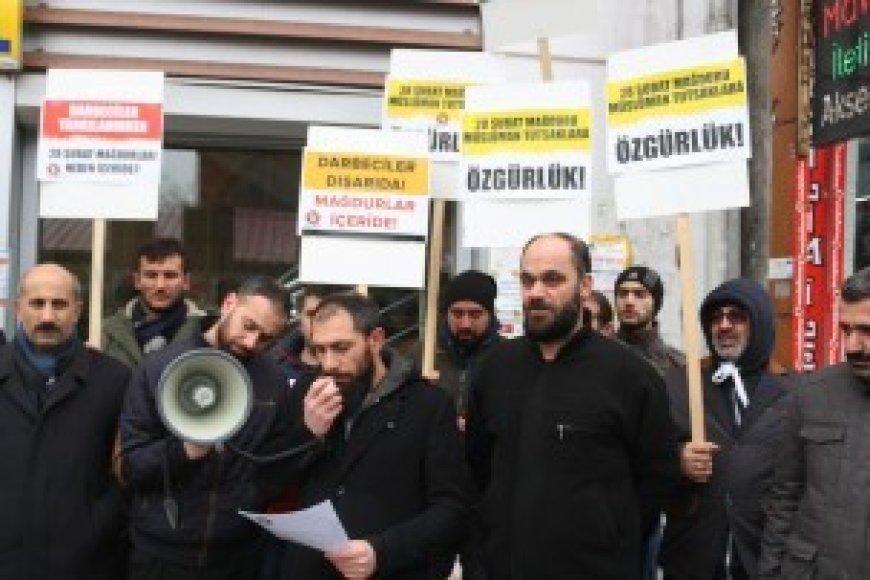 Mazlumder Ağrı Şubesinden 28 Şubat Protestosu