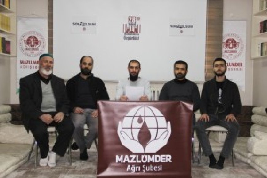 Mazlumder Ağrı Şubesi: 28 şubat mahpusları serbest bırakılsın!