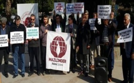 28 ŞUBAT MAHPUSLARININ ÖZGÜRLÜK TALEBİ HEPİMİZİN İMTİHANIDIR! Başlıklı basın açıklamamız.