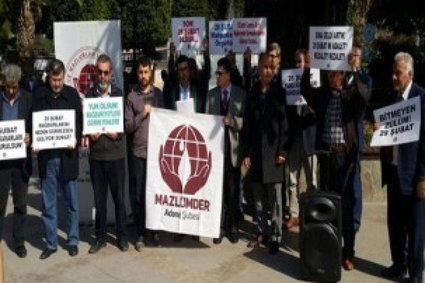 28 ŞUBAT MAHPUSLARININ ÖZGÜRLÜK TALEBİ HEPİMİZİN İMTİHANIDIR! Başlıklı basın açıklamamız.