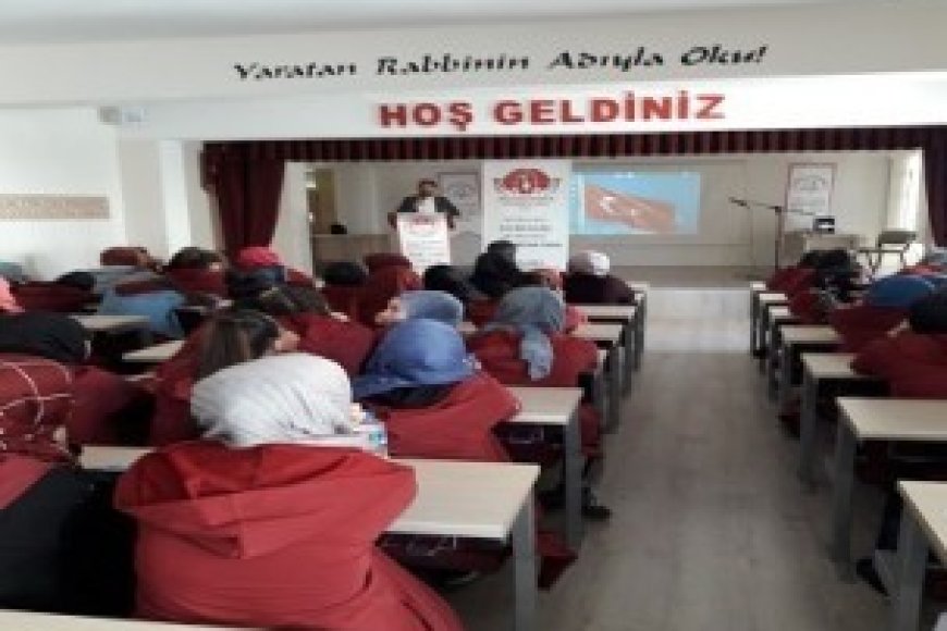 Okullarda İnsan Hakları Semineri - Hukukçu Taner AFŞAR - Talas Yamandede Kız İmam Hatip Lisesi