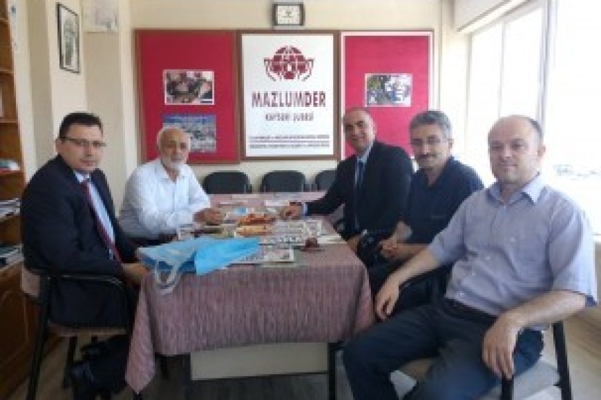 Kayseri SGK İl Müdürü Hacı Ali HASGÜL derneğimizi ziyaret ederek çalışmalar hakkında bilgiler aldı