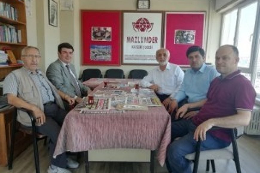 Kayseri Vali Yardımcısı Nail ANLAR'dan MAZLUMDER'e iadeyi ziyaret