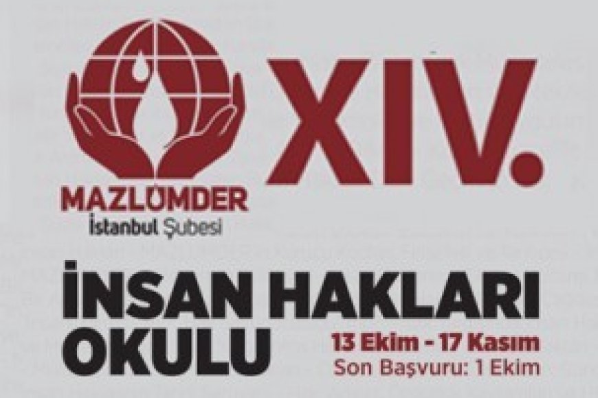 14. İnsan Hakları Okulu Ders Programı