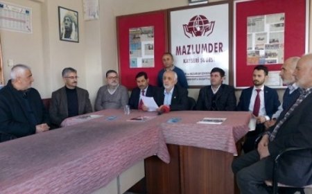 Kayseri MAZLUMDER'de Yeni Dönem
