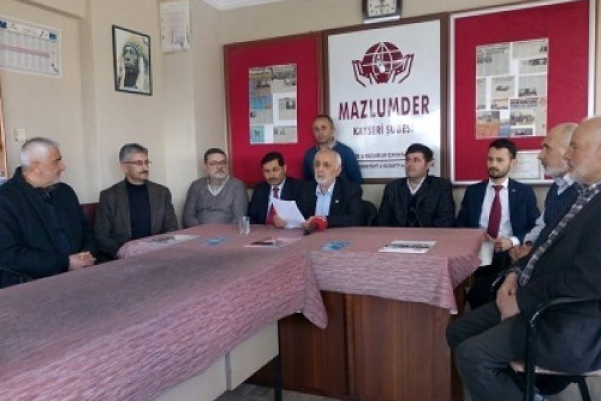 Kayseri MAZLUMDER'de Yeni Dönem