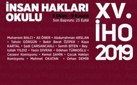 15. İnsan Hakları Okulu Başvuruları Başladı
