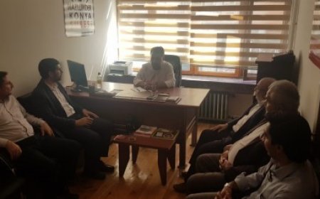 HÜDAPAR'dan MAZLUMDER Konya Şubeye Ziyaret