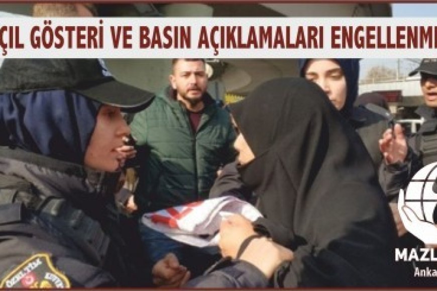 "Barışçıl Gösteri ve Basın Açıklamaları Engellenmemeli!"