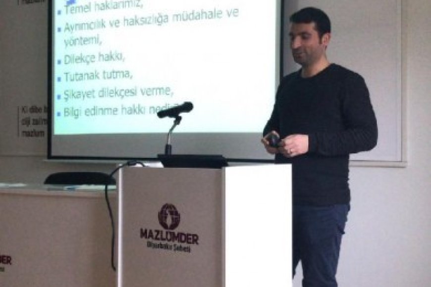 Mazlumder İnsan Hakları Okulu 2. Dönem 4. Hafta