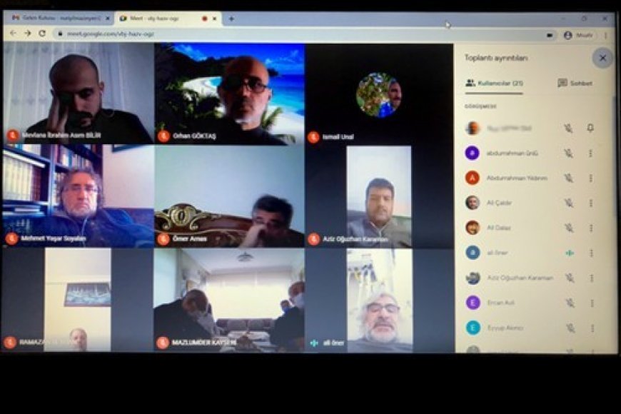 MAZLUMDER 14. Dönem 7. GYK Toplantısı Gerçekleştirildi