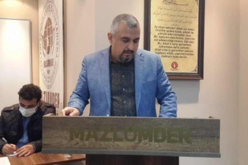 MAZLUMDER ADANA ŞUBESİ 5. OLAĞAN GENEL KURULU İCRA EDİLDİ