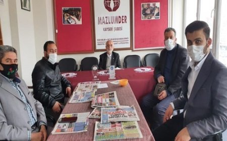 Kayseri Suriyeliler Ensar Derneği Yönetiminden Derneğimize Ziyaret