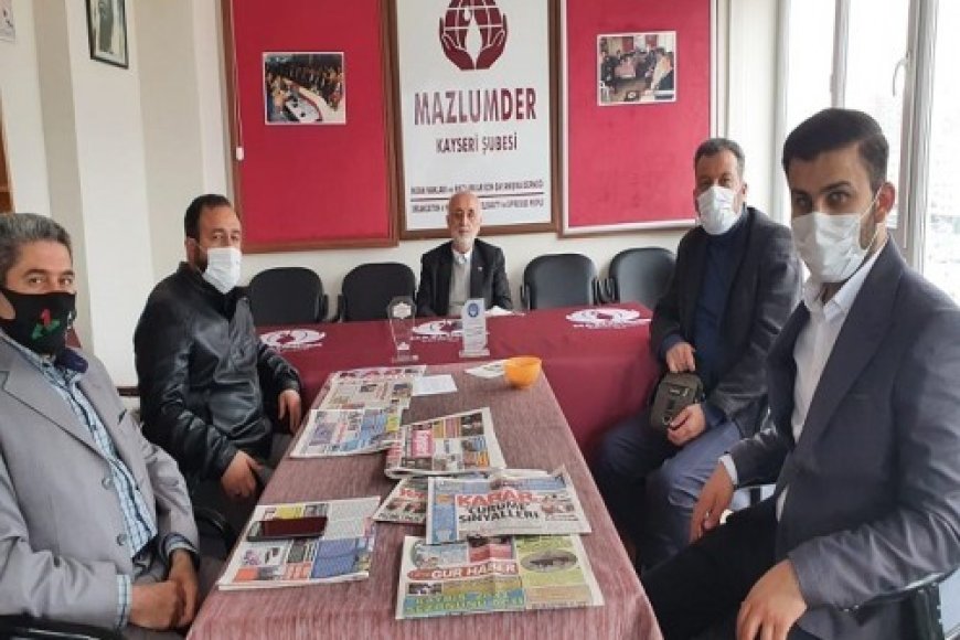 Kayseri Suriyeliler Ensar Derneği Yönetiminden Derneğimize Ziyaret