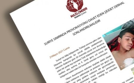 Suriye Sınırında Provokasyonu Davet Eden Şiddet Derhal Sonlandırılmalıdır