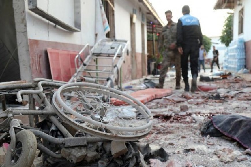 Sivilleri Ve Hastaneleri Bombalamak Savaş Suçudur, Kabul Edilemez!