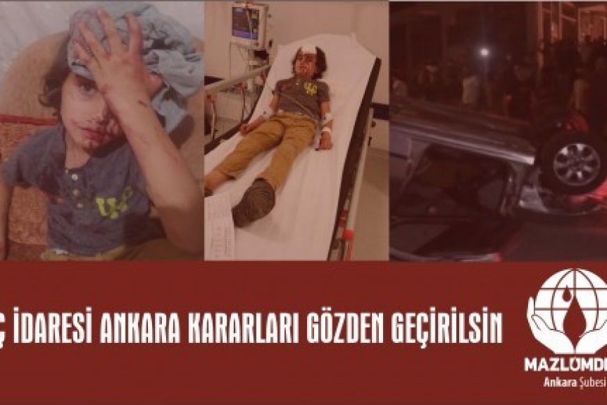 GÖÇ İDARESİ ANKARA KARARLARI GÖZDEN GEÇİRİLSİN