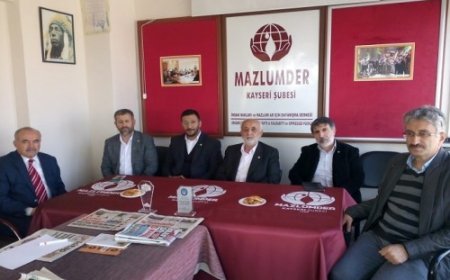 HÜDAPAR’DAN MAZLUMDER’E ZİYARET