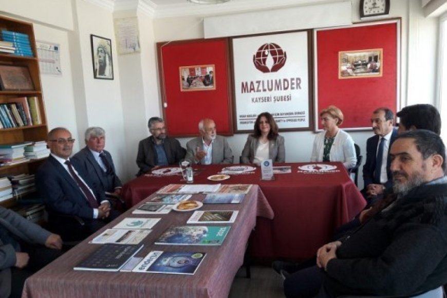 CHP KAYSERİ İL BAŞKANI ÖZER’DEN MAZLUMDER’ E ZİYARET