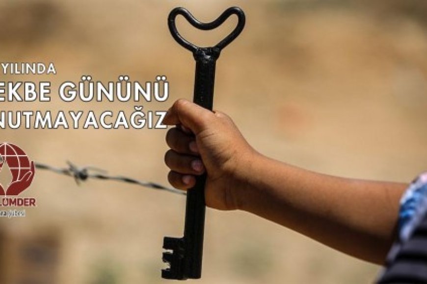 74. YILINDA NEKBE GÜNÜNÜ UNUTMAYACAĞIZ