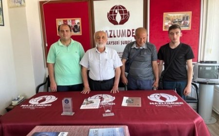 ALTI NOKTA KÖRLER’DEN MAZLUMDER’E ZİYARET