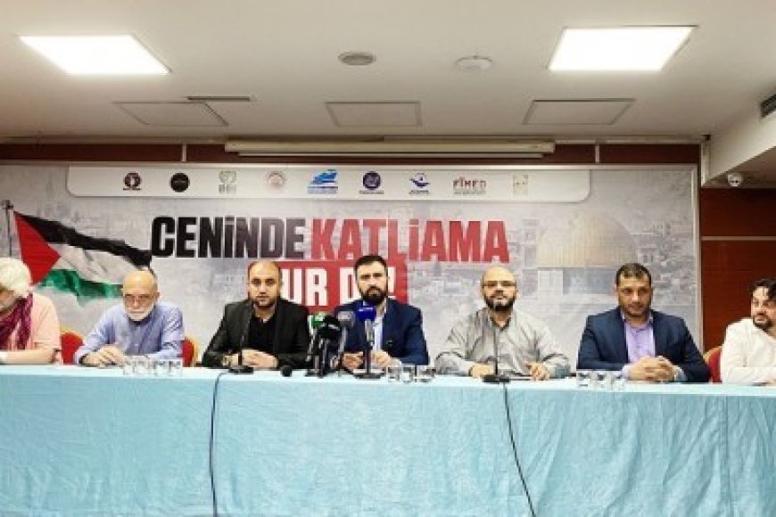 "Cenin'de Katliama Dur De!" Basın Açıklaması