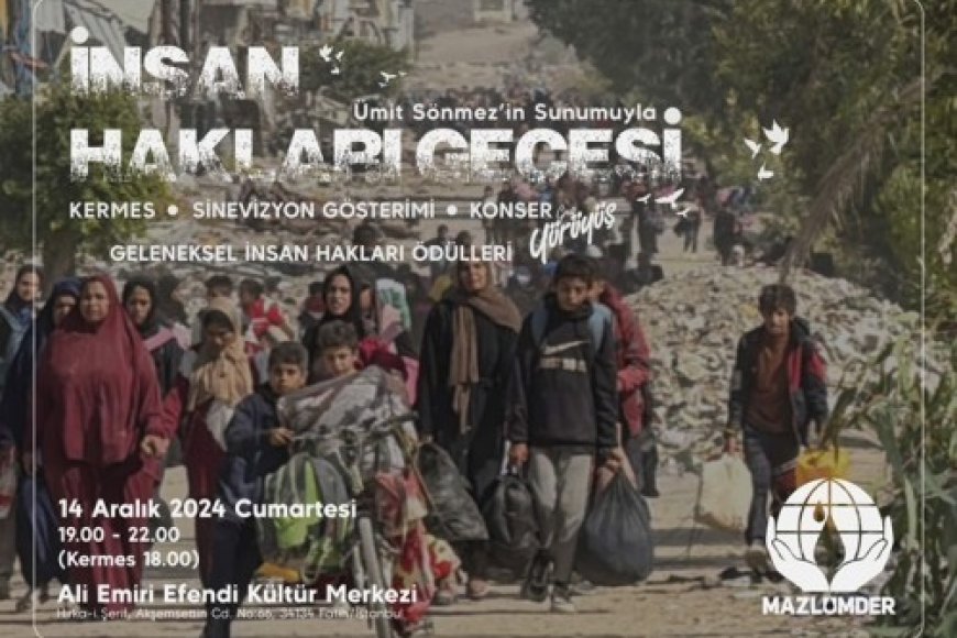 Soykırımın Gölgesinde İnsan Hakları Gecesi